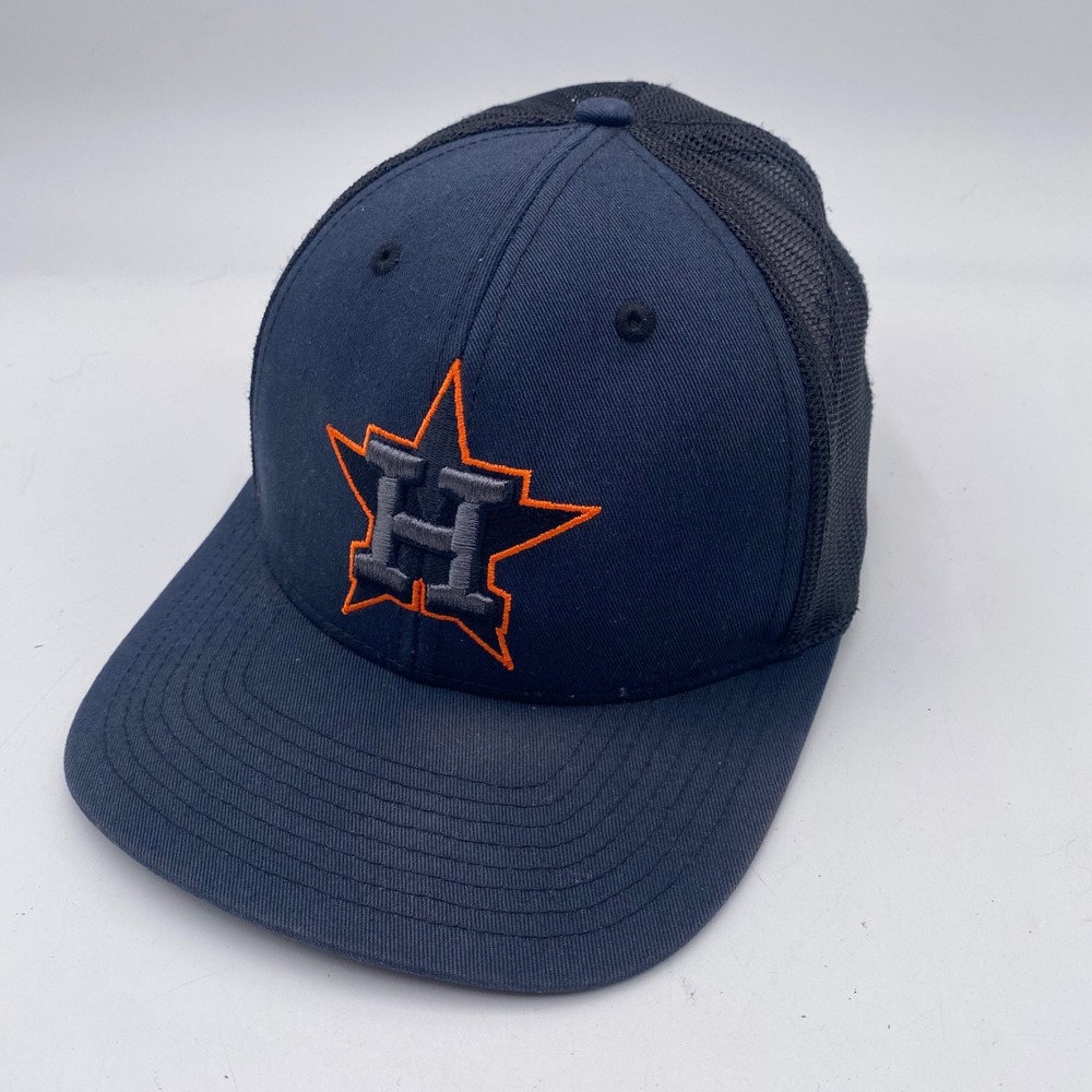HOUSTON ASTROS Fan‎ Favorite MLB Trucker Hat OSFA Navy Blue Mesh Snapback Cap